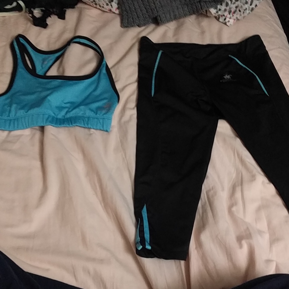 Sports bra leggings set